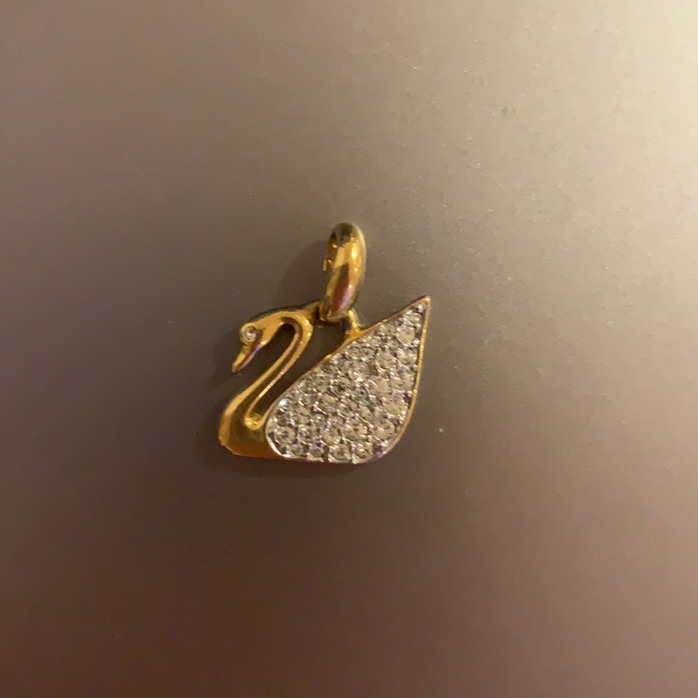 Swarovski Gold Dove Necklace